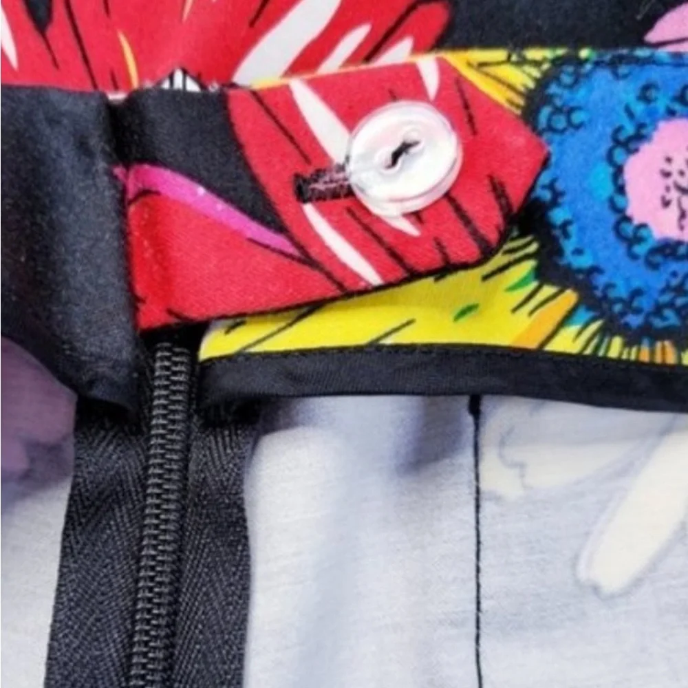 Andrea Viccaro Y2K 1990’s Colorful Daisy ‎ Bright Artsy Pencil Skirt. Size 10
